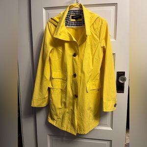 Ellen Tracy Yellow Raincoat